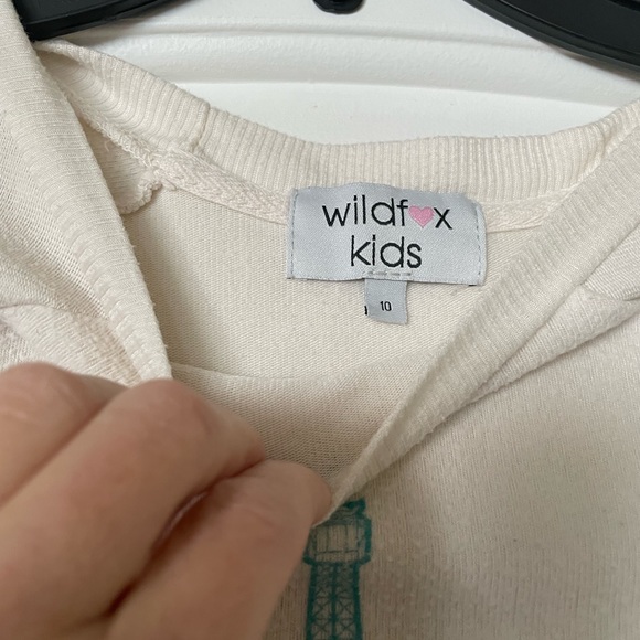 Wildfox girls 10Y short sleeve sweatshirt top - Picture 4 of 6